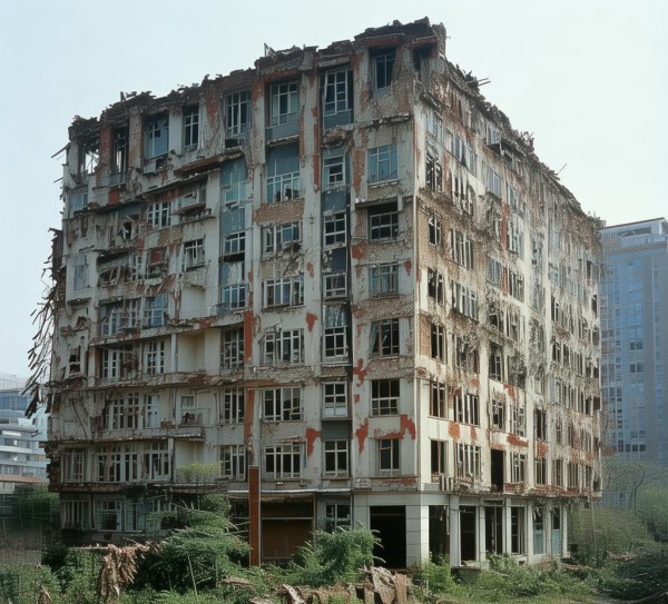 商品诸暨商贸城烂掉的商业地标